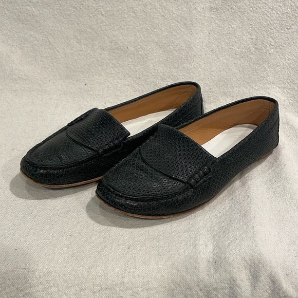 Maison Martin Margiela Shoes - Vintage Maison Martin Margiela black leather loafer